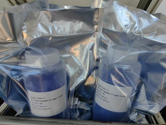 مكافحة الشيخوخة يقلل من التجاعيد  Copper Peptide Powder CAS 89030-95-5