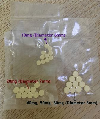 طب البيطري GS-441524 أقراص الفمية 20mg 40mg 50mg 60mg لدعم مضاد الفيروسات FIP Cat