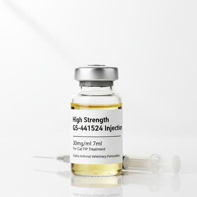 قوة عالية GS-441524 الحقن 30mg/ ml في 7 ml قنينة لعلاج FIP القطط عن طريق الحقن تحت الجلد