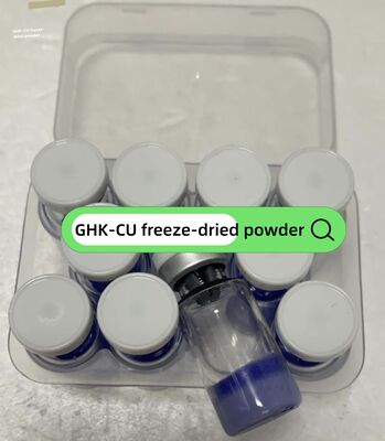 High Purity GHK-Cu Copper Peptide for Anti Aging Skin Repair and Water Soluble Cosmetic Research