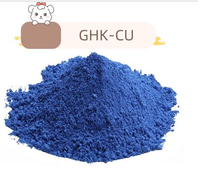 ببتيد GHK Cu Copper Peptide يحسن مرونة الجلد يعزز إنتاج الكولاجين ويقلل من التجاعيد CAS 89030-95-5