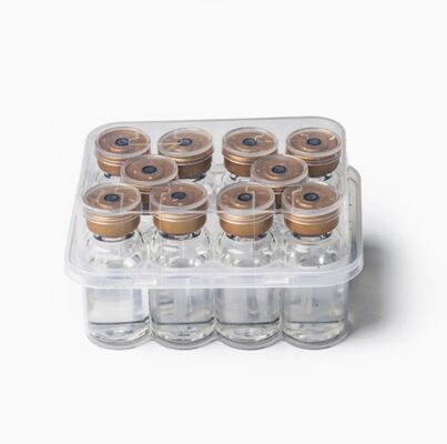 ماء باكتريولاتيكي مع 0. 9٪ البنزيل الكحول في 10 مل القارورة لإعادة تكوين الببتيدات متعددة الجرعات واستخدام الحقن