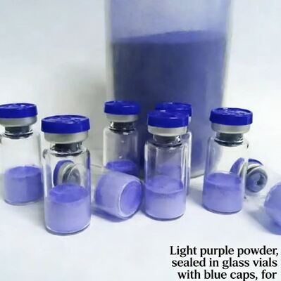 قوارير ببتيد النحاس GHK-Cu المجفف بالتجميد الفاخر 100 ملغ لأبحاث مستحضرات التجميل المضادة للشيخوخة