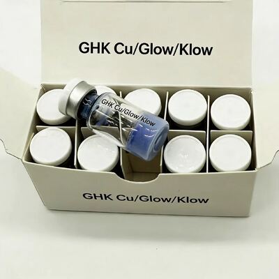 مسحوق GHK- Cu المثلي عالي النقاء 100mg قناني لإصلاح الجلد