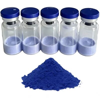 ليوفيلية مستقرة من ببتيد النحاس GHK-Cu 50 ملغ 100 ملغ قوارير بنقاوة ≥99% لأبحاث مختبر العناية بالبشرة