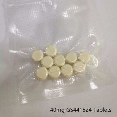 40mg GS-441524 أقراص عن طريق الفم لتهاب البريتونيت المعدي للقطط الصيغة الطبية المستقرة المضادة للفيروسات