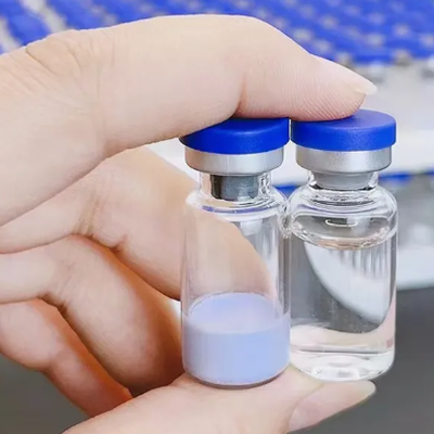 مستحضرات التجميل الصف GHK-Cu قوارير الببتيد النحاسية 100 ملغ مسحوق مجفف بالتجميد لأبحاث العناية بالبشرة