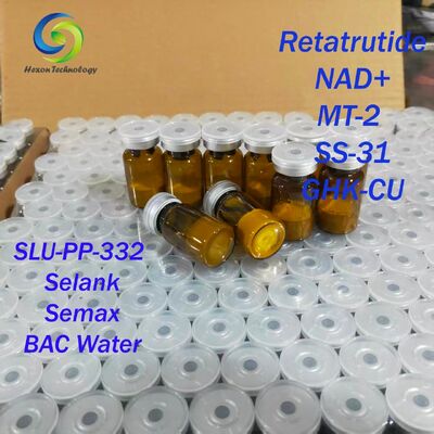 قسط NAD + 500mg 1000mg قوارير مجفف بالتجميد عالية النقاء نيكوتيناميد الأدينين ثنائي النوكليوتيد لأبحاث العافية
