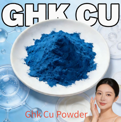 GHK-Cu Copper Peptide Powder Bulk 99% Purity CAS 89030-95-5 الدرجة التجميلية