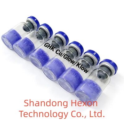 تم التحقق من تكوين GHK- Cu Copper Peptide 50mg 100mg جرعة قابلة للتوسع تخزين مستقر